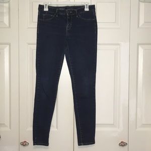 Mossimo Mid-Rise Jegging Dark Blue Size 6/28R
